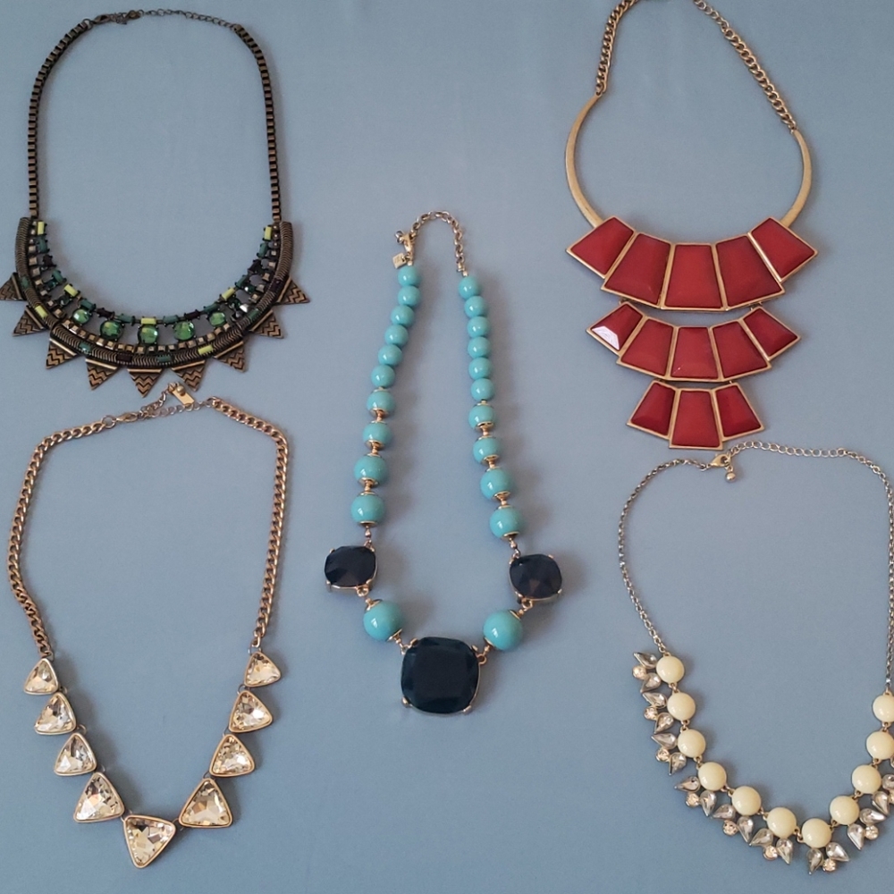 Baublebar & Banana Republic Necklaces set of 5